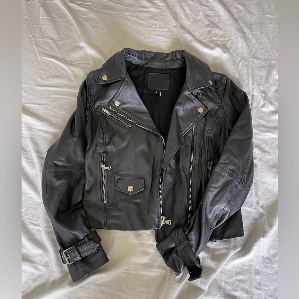 PAIGE leather jacket